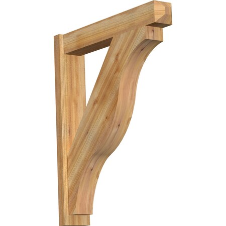 Ekena Millwork Funston Craftsman Rough Sawn Outlooker, Western Red Cedar, 6"W x 32"D x 38"H OUT06X32X38FST04RWR